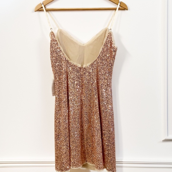 Hashtag | Pink Sequin Mini Dress | S | NWT - Picture 8 of 11
